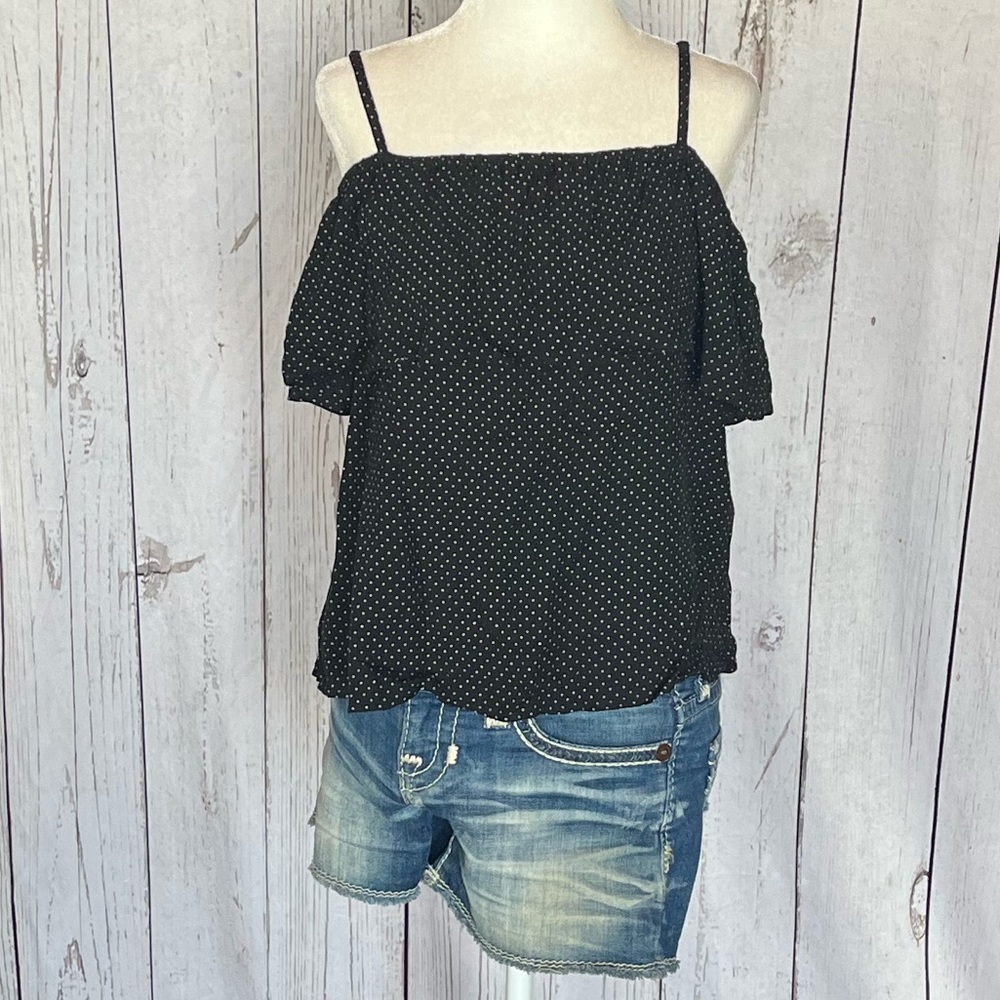 Women’s Billabong Polka Dot Cold Shoulder Top